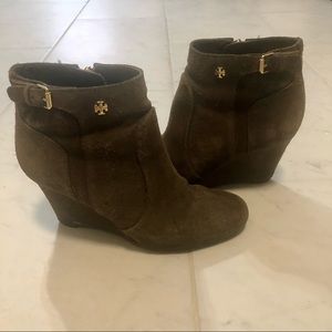 Tory Burch Wedge Booties